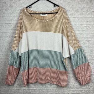 Haptics By Holly Harper Tunic 3X Color Block